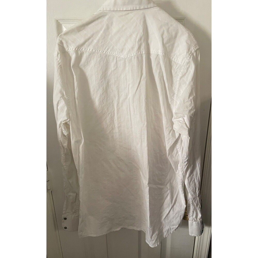 Aeropostale White Dress Shirt (Men’s Size L) • Button Down • Snap Closure EUC - Picture 4 of 7